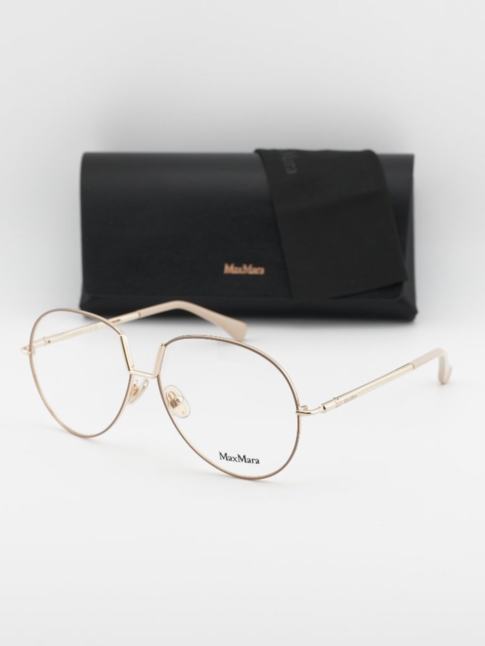 Max Mara MM5119 045 Round Eyeglasses - Gold 57mm